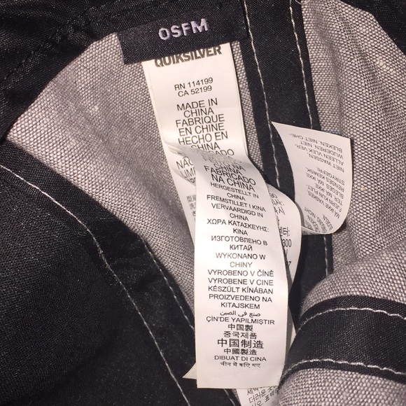 Quicksilver cap wide bill. OSFM - Picture 8 of 8